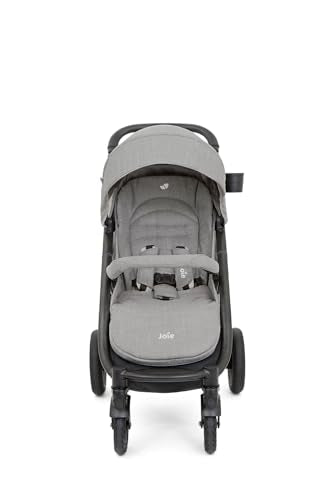 Joie Mytrax Flex™ 3-in-1 Stroller – Multi-Mode Pushchair with Raincover & One-Hand Fold (Grey Flannel)