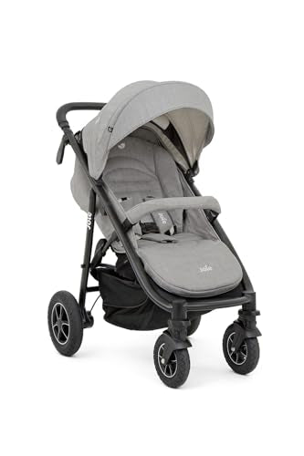 Joie Mytrax Flex™ 3-in-1 Stroller – Multi-Mode Pushchair with Raincover & One-Hand Fold (Grey Flannel)