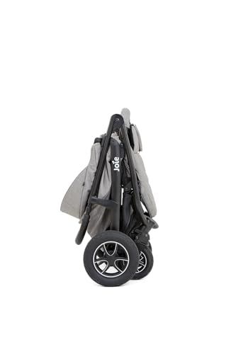 Joie Mytrax Flex™ 3-in-1 Stroller – Multi-Mode Pushchair with Raincover & One-Hand Fold (Grey Flannel)