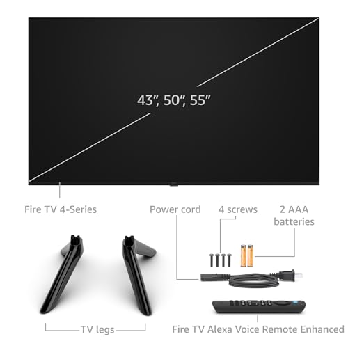 All-new Amazon Fire TV 55" 4-Series 4K UHD smart TV, stream live TV without cable, 2024 release