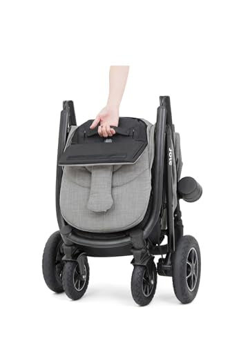 Joie Mytrax Flex™ 3-in-1 Stroller – Multi-Mode Pushchair with Raincover & One-Hand Fold (Grey Flannel)