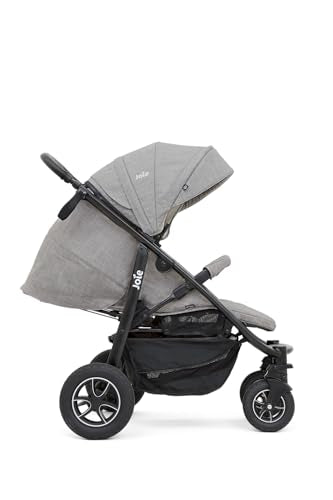 Joie Mytrax Flex™ 3-in-1 Stroller – Multi-Mode Pushchair with Raincover & One-Hand Fold (Grey Flannel)