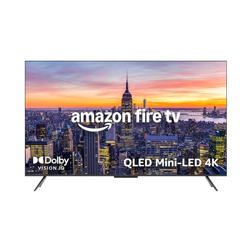 Introducing Amazon Fire TV 65" Omni Mini-LED Series, QLED 4K UHD smart TV, Dolby Vision IQ, 144hz gaming mode, Ambient Experience, hands-free with Alexa, 2024 release