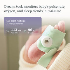 Owlet Dream Bundle 2 Smart Baby Monitor – Dream Sock & Cam 2 with Heart Rate & Oxygen Tracking (Mint)