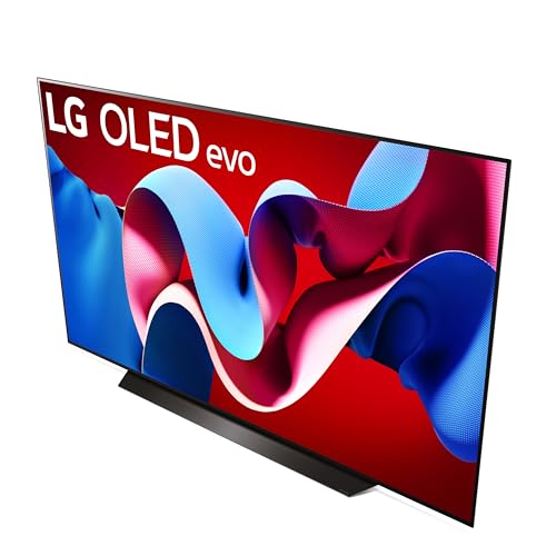 LG 83-Inch Class OLED evo C4 Series Smart TV 4K Processor Flat Screen with Magic Remote AI-Powered with Alexa Built-in (OLED83C4PUA, 2024)