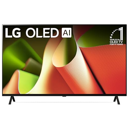 LG 65-Inch Class OLED B4 Series Smart TV 4K Processor Flat Screen with Magic Remote AI-Powered with Alexa Built-in (OLED65B4PUA, 2024)