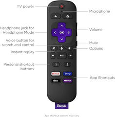 Roku Smart TV – 55-Inch Select Series 4K HDR RokuTV Enhanced Voice Remote, Brilliant 4K Picture