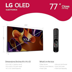 LG 77-Inch Class OLED evo G4 Series Smart TV 4K Processor Flat Screen with Magic Remote AI-Powered with Alexa Built-in (OLED77G4WUA, 2024)