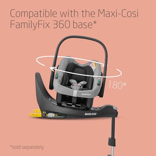 Maxi-Cosi Zelia S Trio 3-in-1 Travel System – Foldable Baby Stroller with Car Seat & Nursery Bag (Grey)