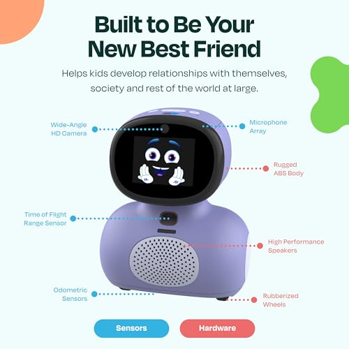 Miko Mini AI Robot - STEAM Learning, Games, Dance, Gift for Kids 5+