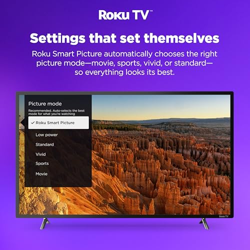 Hisense 32-Inch Class A4 Series HD 720p Smart Roku TV with Alexa Compatibility (32A4HNR, 2024 Model) - Dolby Audio, Slim Bezel Design, Google Assistant