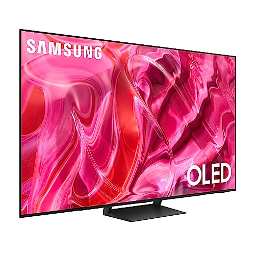 SAMSUNG 83-Inch Class OLED 4K S90C Series Quantum HDR, Dolby Atmos Object Tracking Sound Lite, Ultra Thin, Q-Symphony 3.0, Gaming Hub, Smart TV with Alexa Built-in (QN83S90C, 2023 Model)