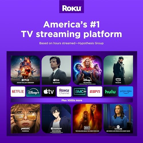 Roku Smart TV – 50-Inch Select Series 4K HDR RokuTV Enhanced Voice Remote, Brilliant 4K Picture