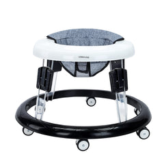 YEALEO Adjustable Baby Walker – Foldable & Compact Walker with Universal Wheels (Flax Grey)