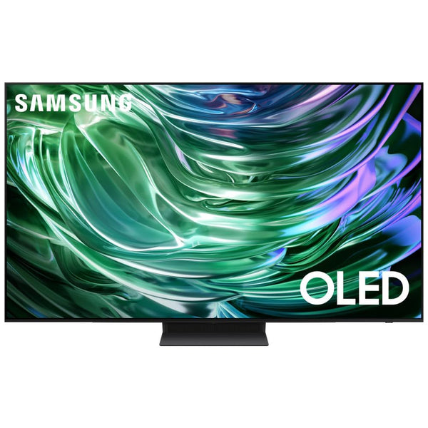 SAMSUNG QN55S90DAFXZA 55 Inch OLED 4K Smart TV 2024 Bundle with Tech Smart USA Premiere Movies Streaming 2020 Digital Download Card for PC and 1 YR CPS Enhanced Protection Pack