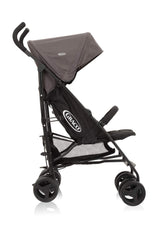 Graco TraveLite Compact Stroller – Lightweight & Foldable Pushchair for Newborns & Toddlers (Black/Grey)