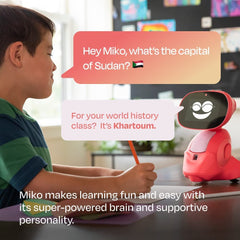 Miko 3 AI Robot - STEAM Learning, Games, Interactive, Gift for Kids 5-12