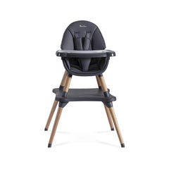 Silver Cross Eat&Play 4-in-1 Highchair – Convertible Baby Chair, Booster & Toddler Seat (Graphite)