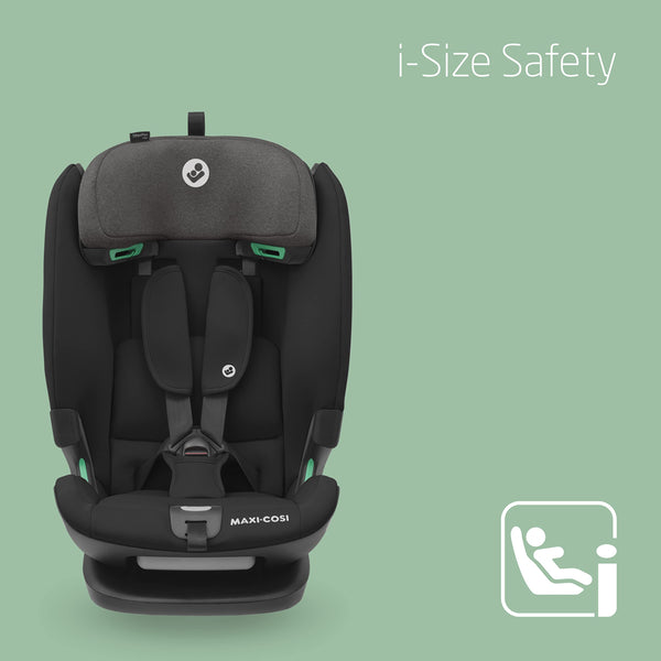 Maxi-Cosi Titan Plus i-Size Car Seat – Multi-Age ISOFIX Seat (15 Months - 12 Years) with Side Impact Protection