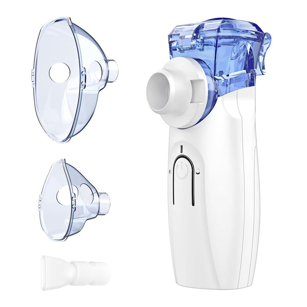 Portable Nebulizer - Mesh, Mouthpiece, Masks, Travel & Home Use