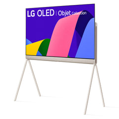 LG 55-Inch Class OLED Objet Collection Posé Series Smart TV 55LX1QPUA.AUS, 2022 - AI-Powered 4K TV, Alexa Built-in, Black