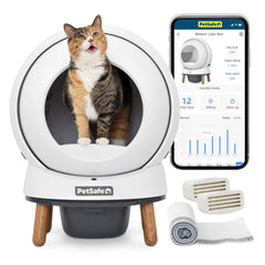 PetSafe SmartSpin - App Controlled Litter Box, Odor Control, Health Monitor