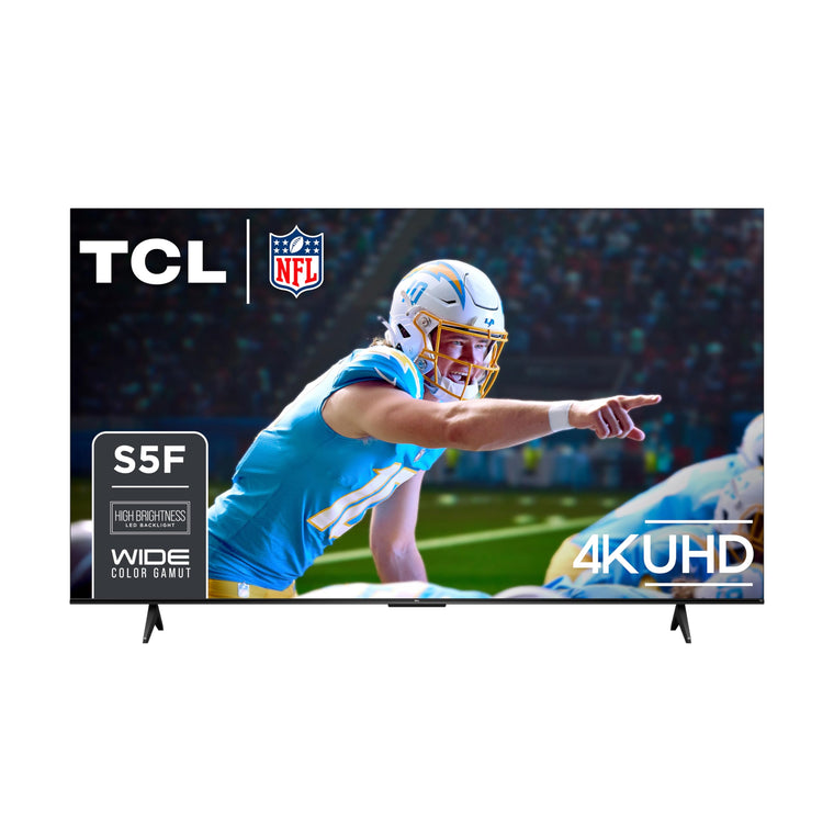 TCL 75-Inch Class S5 UHD 4K LED Smart TV with Fire TV (75S551F, 2024 Model), Dolby Vision, HDR PRO+, Dolby Atmos, Alexa Built-in with Voice Remote, Apple AirPlay 2 Compatibility, Streaming Television