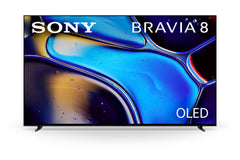 Sony 55 Inch BRAVIA 8 Smart Google TV OLED, 4k OLED TV with Pure Black OLED Contrast