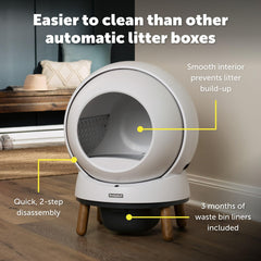 PetSafe SmartSpin - App Controlled Litter Box, Odor Control, Health Monitor