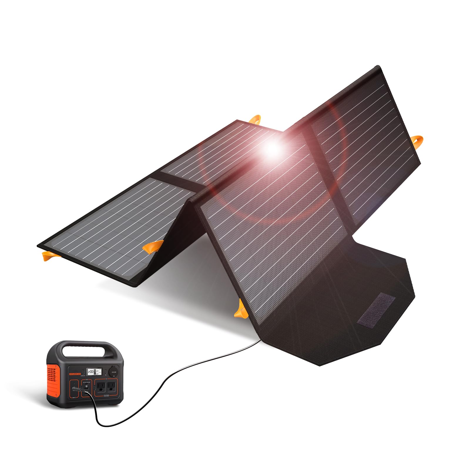 FlexSolar 60W Solar Panel - QC3.0, USB-C, IP65 Waterproof, Camping, Emergency