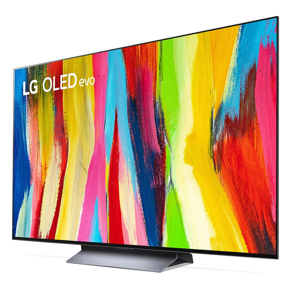 LG C2 Series 55-Inch Class OLED evo Smart TV OLED55C2PUA, 2022 - AI-Powered 4K TV, Alexa Built-in, Dark Silver