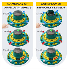 KADTC Level 4 Dog Puzzle Toys - Mental Stimulation, Slow Feeder, 4-in-1