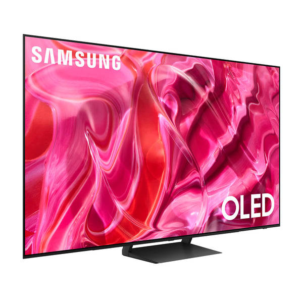 SAMSUNG 65-Inch Class OLED 4K S90C Series Quantum HDR, Dolby Atmos Object Tracking Sound Lite, Ultra Thin, Q-Symphony 3.0, Gaming Hub, Smart TV with Alexa Built-in (QN65S90C, 2023 Model), Titan Black