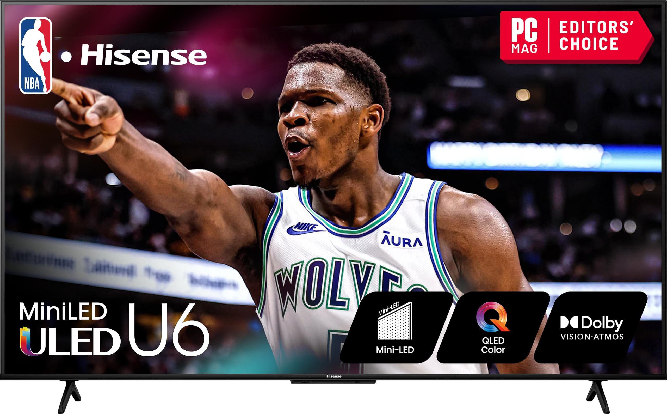 Hisense U6 Series 55U6N 55 Inches ULED 4K Smart TV