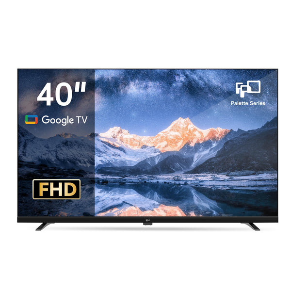 FPD 40-inch Smart TV, 1080p Google TV with Google Play Built-in Google Cast, HDR 10, Dolby Audio, Voice Remote, Full HD Flat Screen Television (Palette-Series, CG40-P3, 2024)