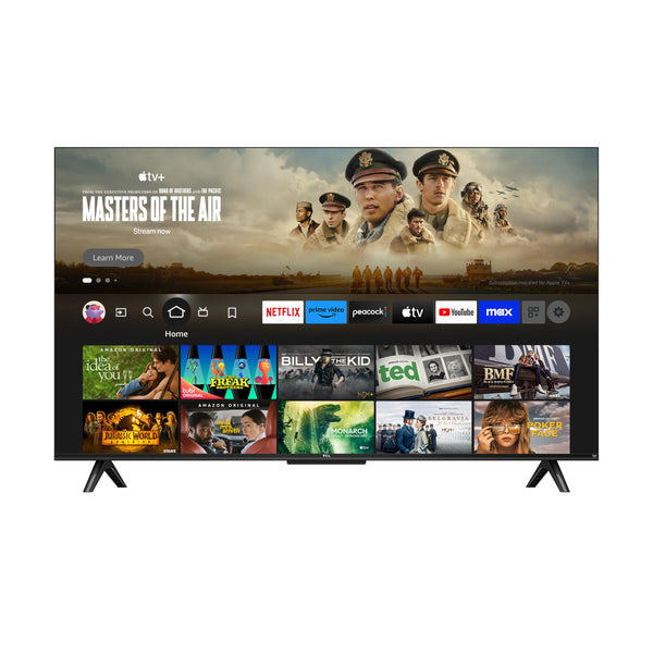 TCL 43-Inch Class S5 UHD 4K LED Smart TV with Fire TV (43S551F, 2024 Model), Dolby Vision, HDR PRO+, Dolby Atmos, Alexa Built-in with Voice Remote, Apple AirPlay 2 Compatibility, Streaming Television