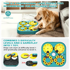 KADTC Level 5 Dog Puzzle Toys - Mental Stimulation, Challenging, 5-in-1