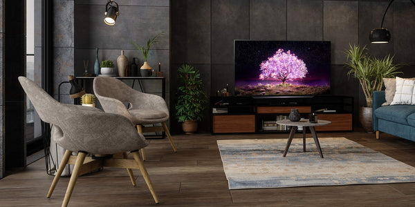 LG OLED C1 Series 55” Alexa Built-in 4k Smart TV (3840 x 2160), 120Hz Refresh Rate, AI-Powered 4K, Dolby Cinema, WiSA Ready, Gaming Mode (OLED55C1PUB, 2021)