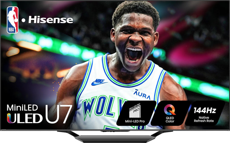 Hisense U7 Series 65U7N 65 Inches ULED 4K Smart TV | Mini-LED | QLED | 1500 Nits | 144Hz | Motion Rate 480 | Dolby Vision HDR 10+ | Dolby Atmos | Full Array Local Dimming | 2.1 Ch Sound | Google TV