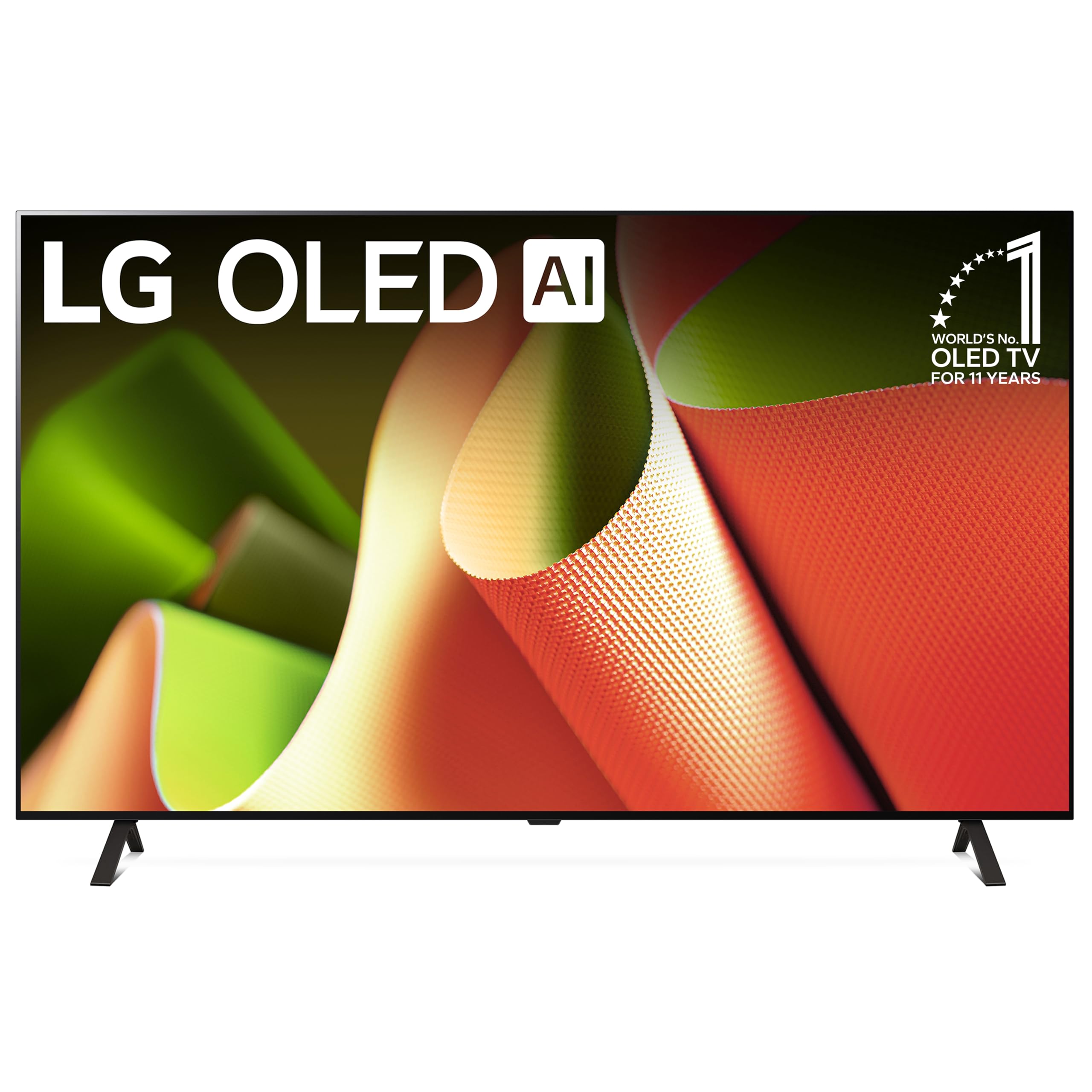 LG 77-Inch Class OLED B4 Series Smart TV 4K Processor Flat Screen with Magic Remote AI-Powered with Alexa Built-in (OLED77B4PUA, 2024)