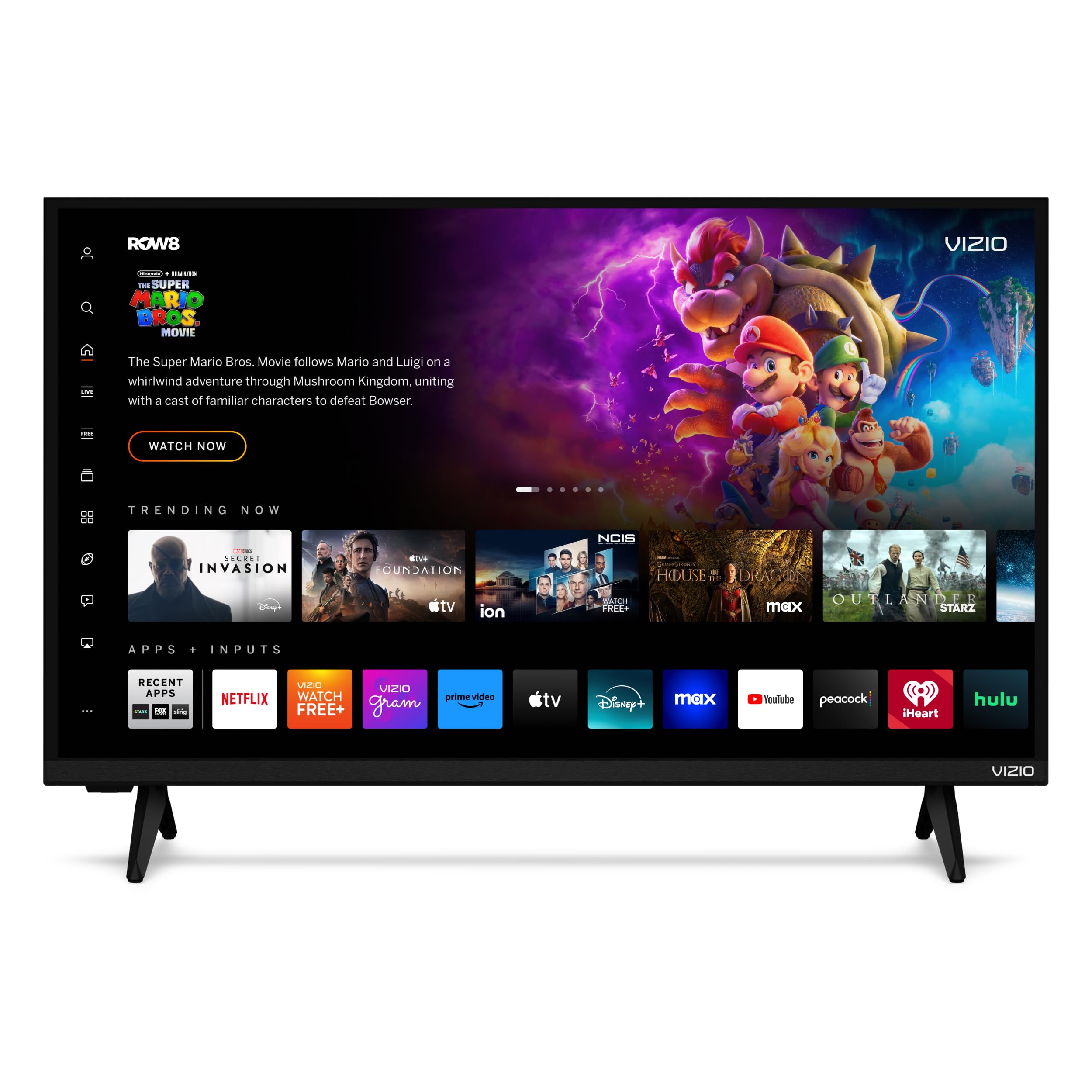 VIZIO 32-inch HD 720p LED Smart TV w/Alexa Compatibility, Google Cast Built-in, Bluetooth Headphone Capable (VHD32M-08, New)