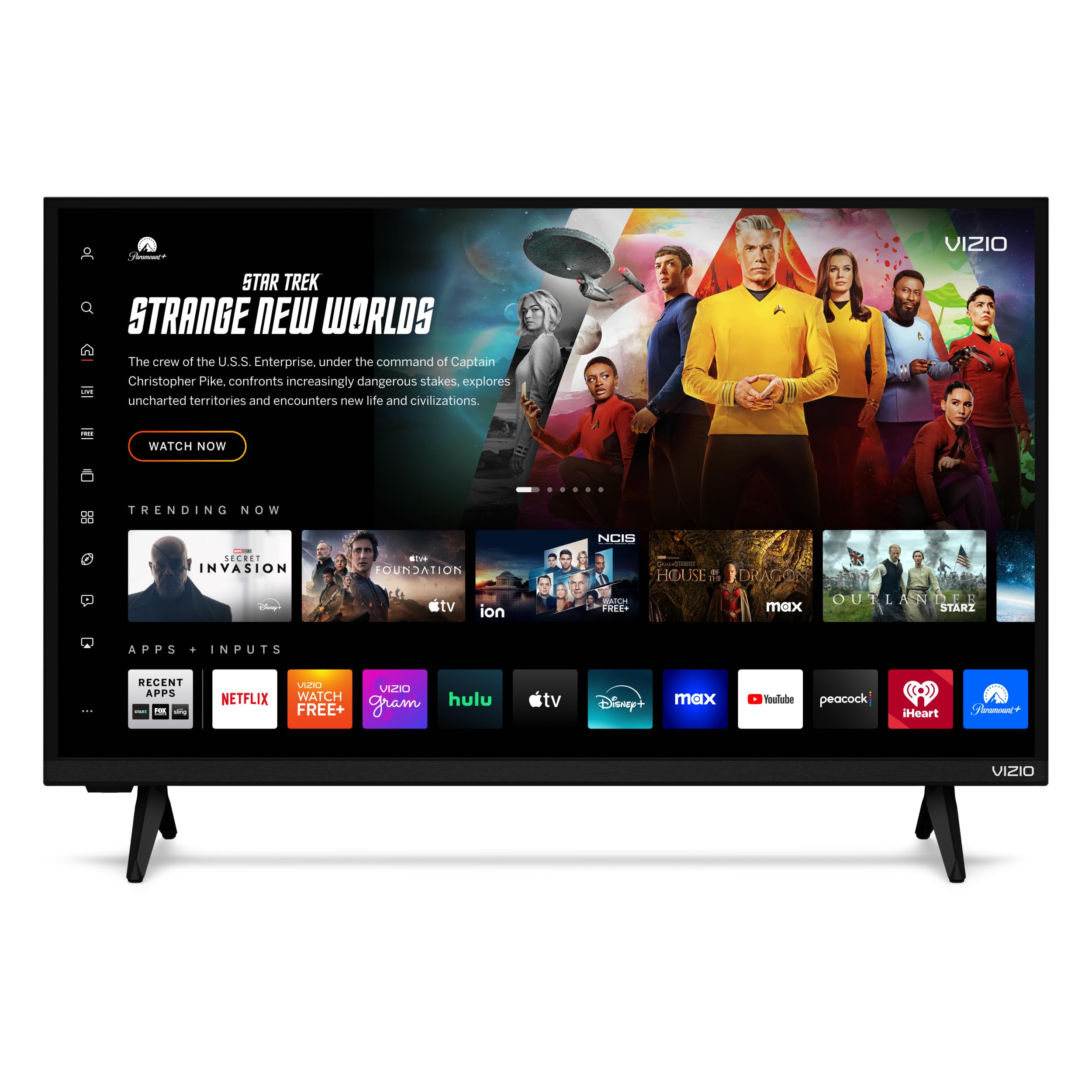 VIZIO 32-inch Full HD 1080p Smart TV with DTS Virtual: X, Alexa Compatibility, Google Cast Built-in, Bluetooth Headphone Capable, (VFD32M-08 New)