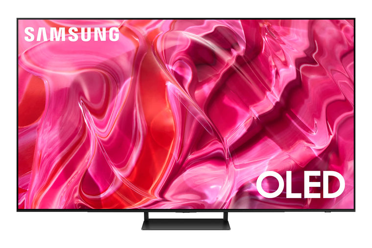 SAMSUNG 65-Inch Class OLED 4K S90C Series Quantum HDR, Dolby Atmos Object Tracking Sound Lite, Ultra Thin, Q-Symphony 3.0, Gaming Hub, Smart TV with Alexa Built-in (QN65S90C, 2023 Model), Titan Black