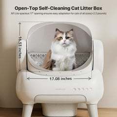 Neakasa M1 Lite Self-Cleaning Cat Litter Box, APP Control, Safety, Waste Bag