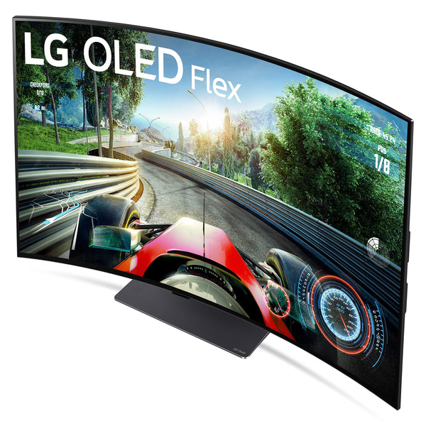 LG 42-Inch Class OLED Flex Smart TV with Bendable Screen 42LX3QPUA, 2022 - AI-Powered 4K TV, Alexa Built-in